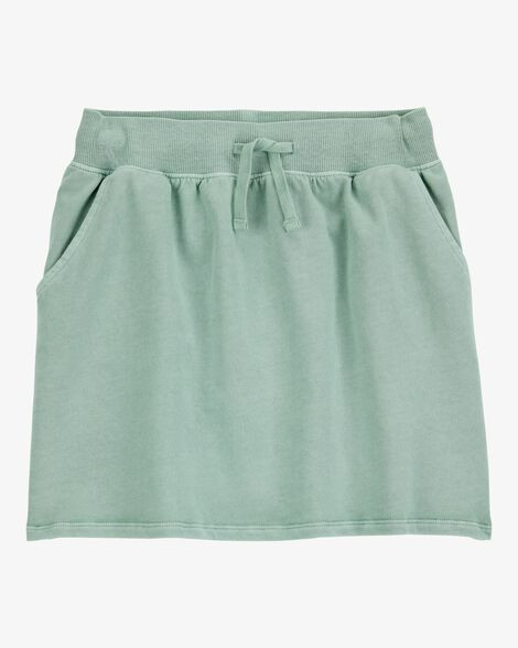 Kid Active Drawstring French Terry Skort - Green | Carter's Inc