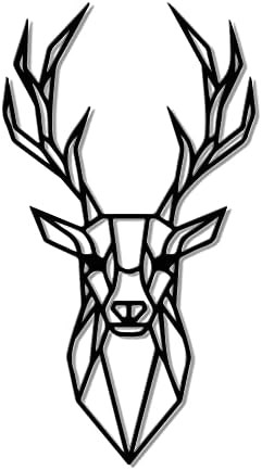 Deer Head Metal Wall Art,Metal Wall Animal Sign,Metal Wall Hanging Decor for Home Kitchen Bedroom Li | Amazon (US)