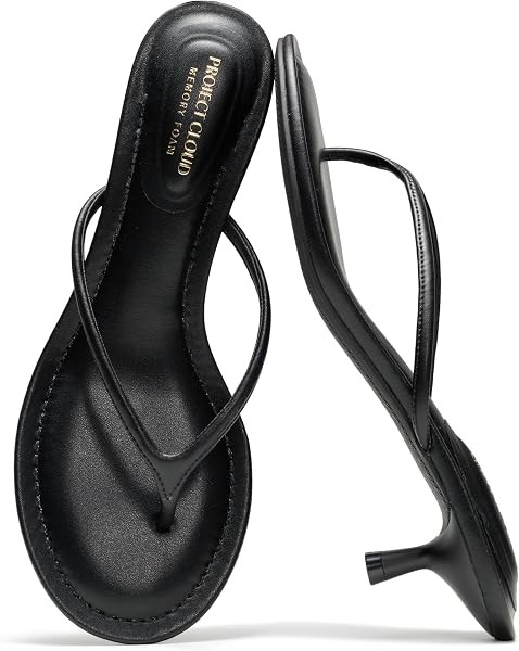 Project Cloud 100% Genuine Leather Fashion Kitten Heels for Women (Mango) | Amazon (US)