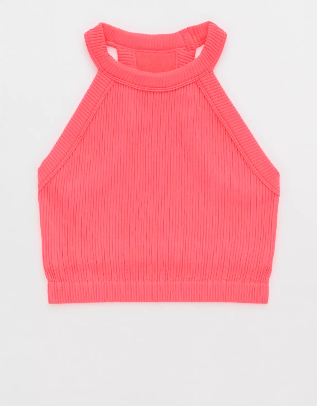 Superchill Seamless High Neck Bra Top | American Eagle Outfitters (US & CA)