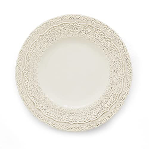 Arte Italica Finezza Salad/Dessert Plate, Cream | Amazon (US)