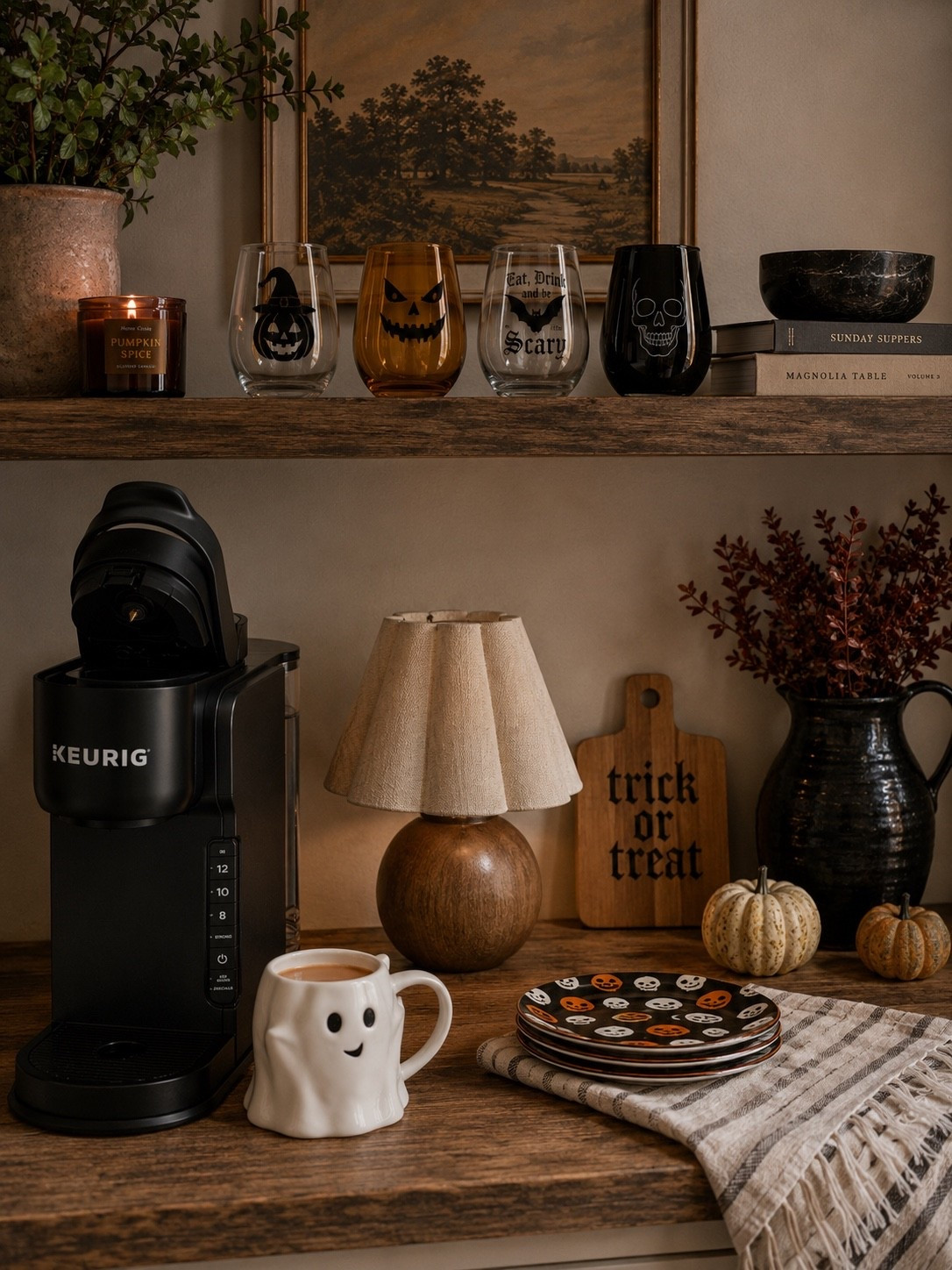 Amazon Halloween Coffee Bar

The coziest corner of the kitchen just got a spooky-season refresh. From adorable Halloween drinkware and ghost mugs to festive dessert plates and the cutest Trick or Treat cutting board, these Amazon finds make creating a warm, inviting coffee bar effortless. Perfect for morning coffee, afternoon iced lattes, or hosting friends all season long.

Follow @farmtotablecreations on Instagram for more home finds and styling inspiration.

#amazonfinds #halloweendecor #coffeebar #coffeestation #ghostmug #halloweenglasses #fallcoffeebar #kitchendecor #dessertplates #cuttingboard #seasonaldecor #homefinds

#LTKSeasonal #LTKSaleAlert #LTKHome