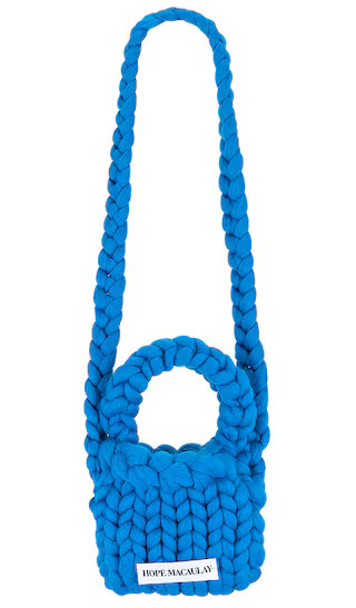 Hope Macaulay Colossal Knit Crossbody Bag in Blue. | Revolve Clothing (Global)