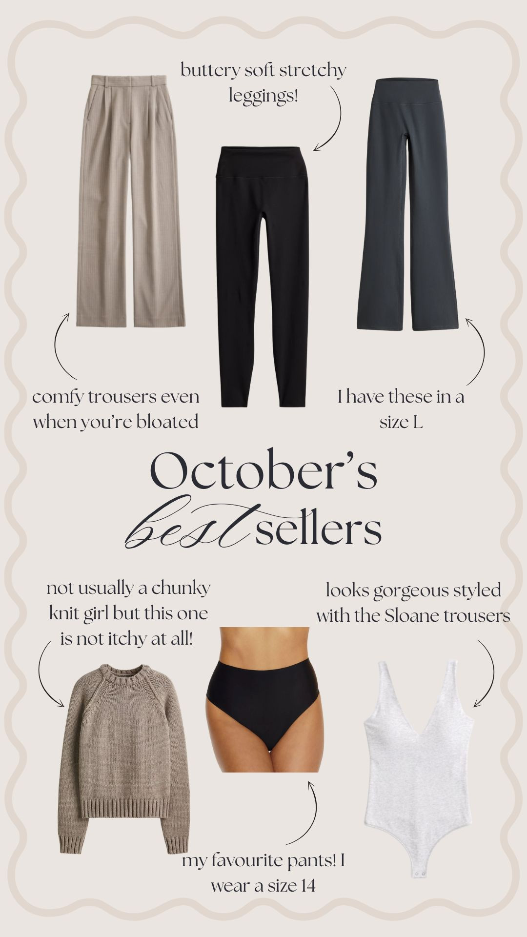 Best selling products in October and why I love each item!
Autumn fashion, favourites, knitwear, high street finds, H&M, A&F, Boux avenue  

 #LTKuk #LTKwinter #LTKstyletip