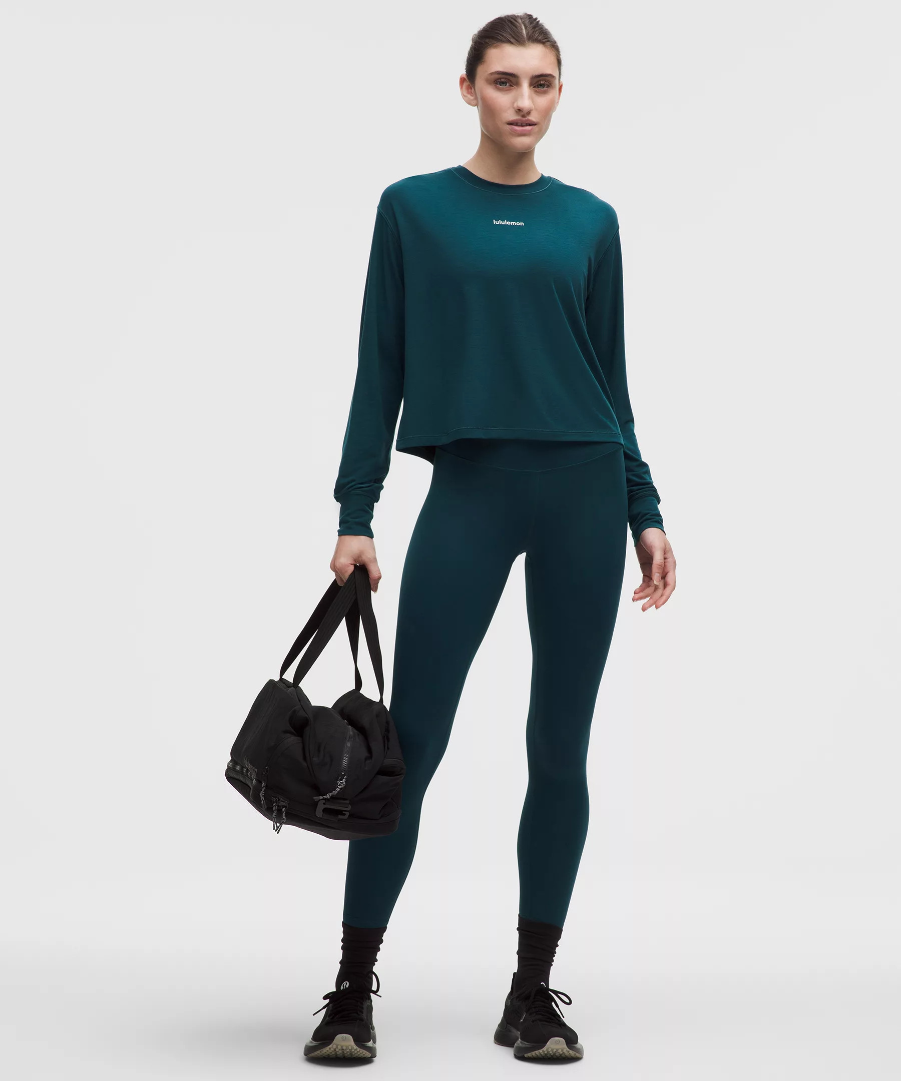 Wunder Train High-Rise Crop 23"Your go-to training tight, made in our fast-drying Everlux™ fabr... | Lululemon (US)