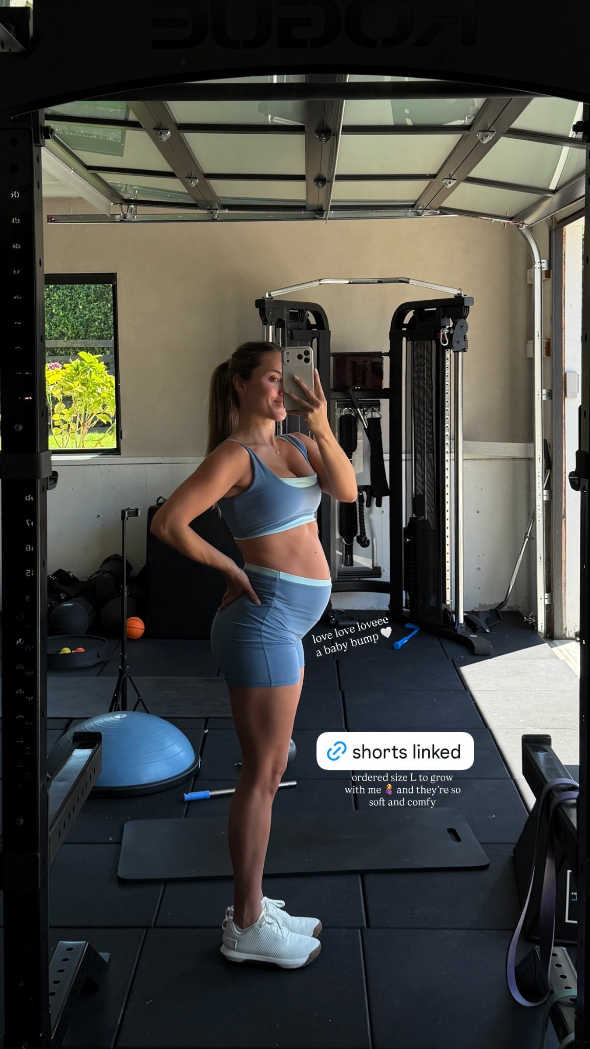 Size L - these are so comfy and will grow with me through this pregnancy!

#LTKdayinmylife #LTKfitnessgoals #LTKmomlife