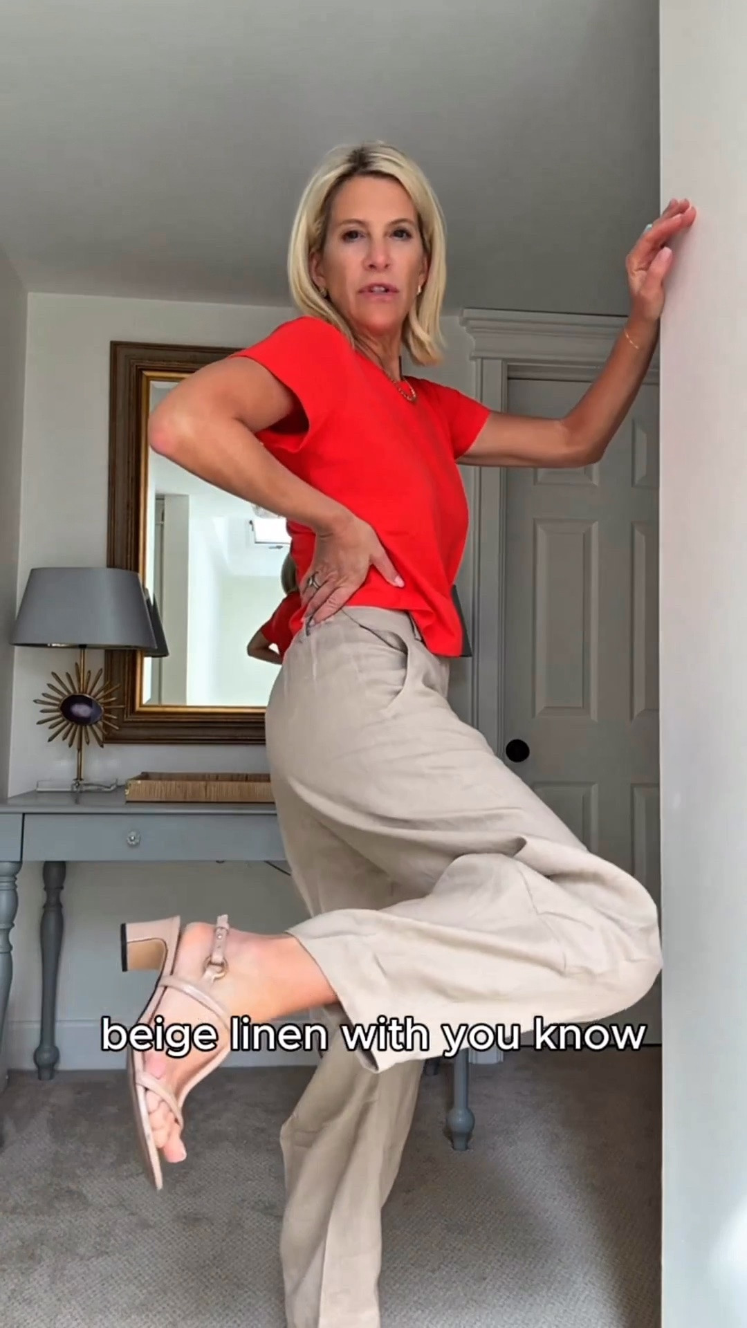 Getting dressed isn’t just for leaving the house! ❤️ A bright tee and lightweight linen pants are my go-to combination for feeling comfortable, put together, and ready for whatever the day brings. It’s proof that a simple outfit can still make you feel your best, even at home.

💡 LTK MADE EASY

❤️ Heart = Support my posts
🔖 Save = Get sale & restock alerts
📋 Lists = Keep favorites organized
📲 Share = Send to yourself for later
💬 Comment = Ask me anything

#LTKootd #LTKOver40 #LTKSeasonal