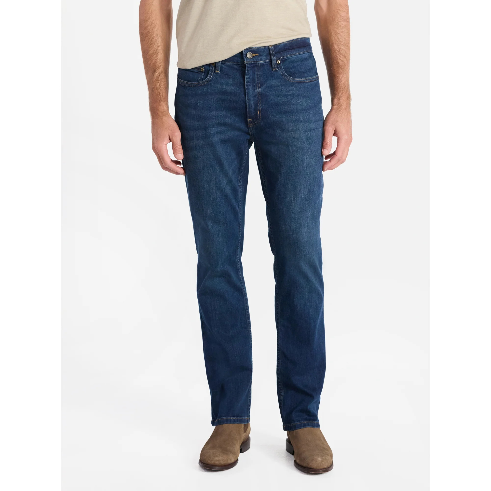 George Men's & Big Men's Classic Fit Straight Leg Jeans, Sizes 29-56 | Walmart (US)