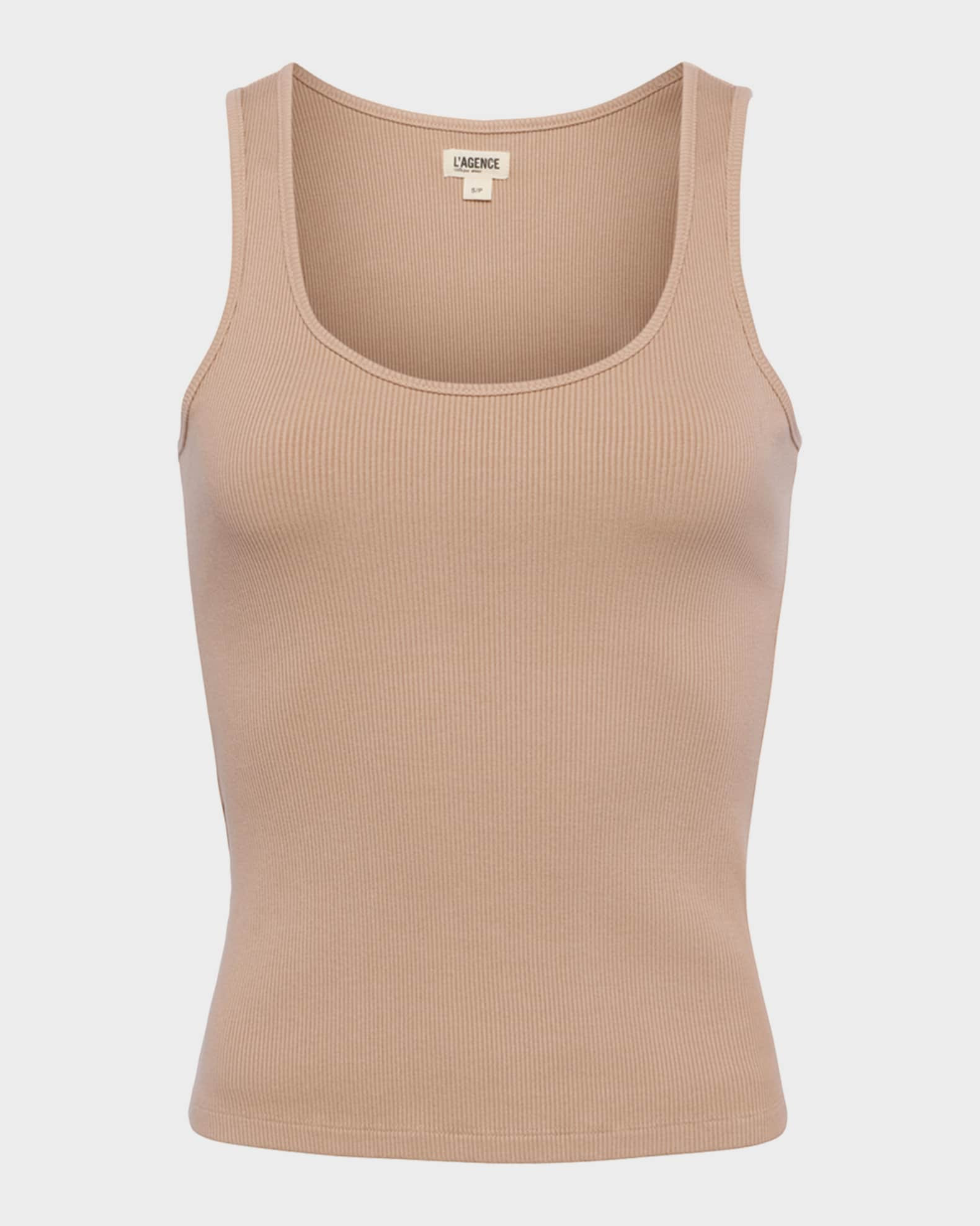 L'Agence Adira Scoop-Neck Tank Top | Neiman Marcus