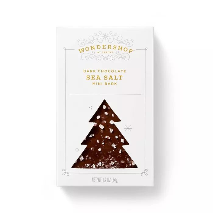 Holiday Dark Chocolate Sea Salt Mini Bark - 1.2oz - Wondershop™ | Target