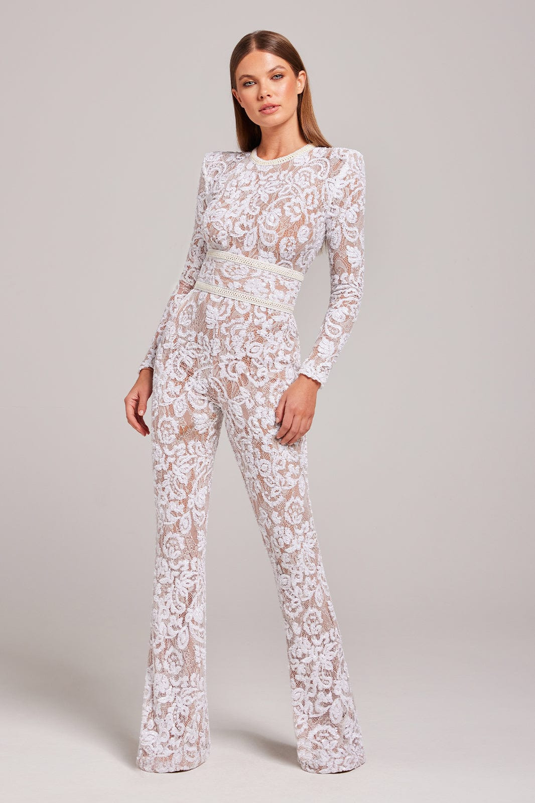 Bella White Jumpsuit | Nadine Merabi