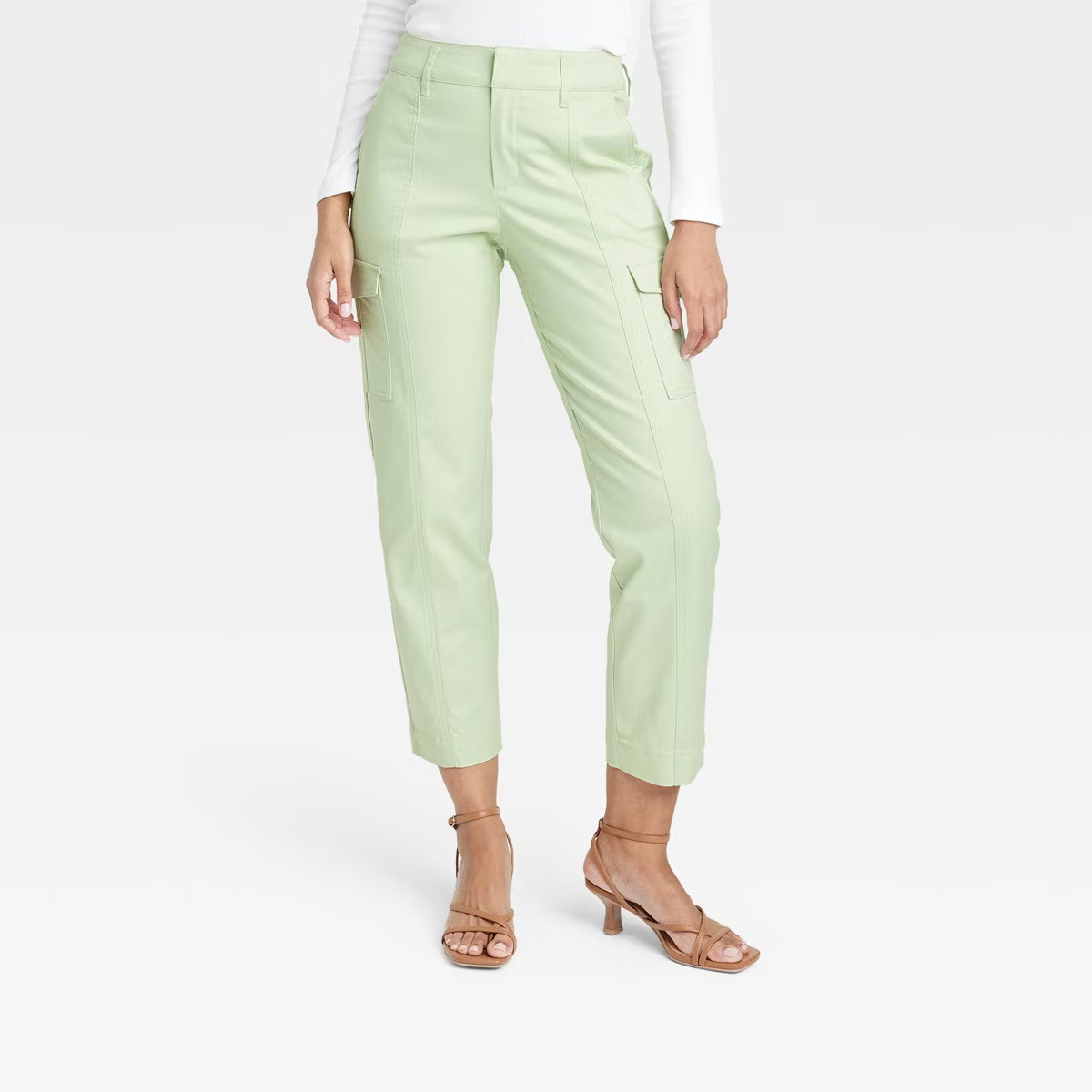 Women's Effortless Chino Cargo Pants - A New Day™ | Target