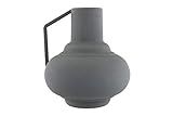Bloomingville 6" H Textured Metal Handle Vase, Sage | Amazon (US)