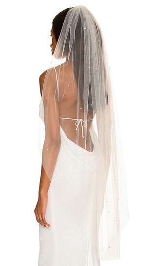 Spirit Pearl Veil in Off White | Revolve Clothing (Global)