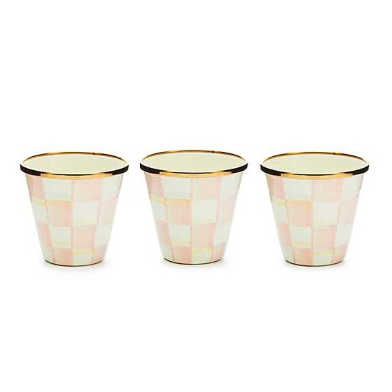 Rosy Check Herb Pots, Set of 3 | MacKenzie-Childs