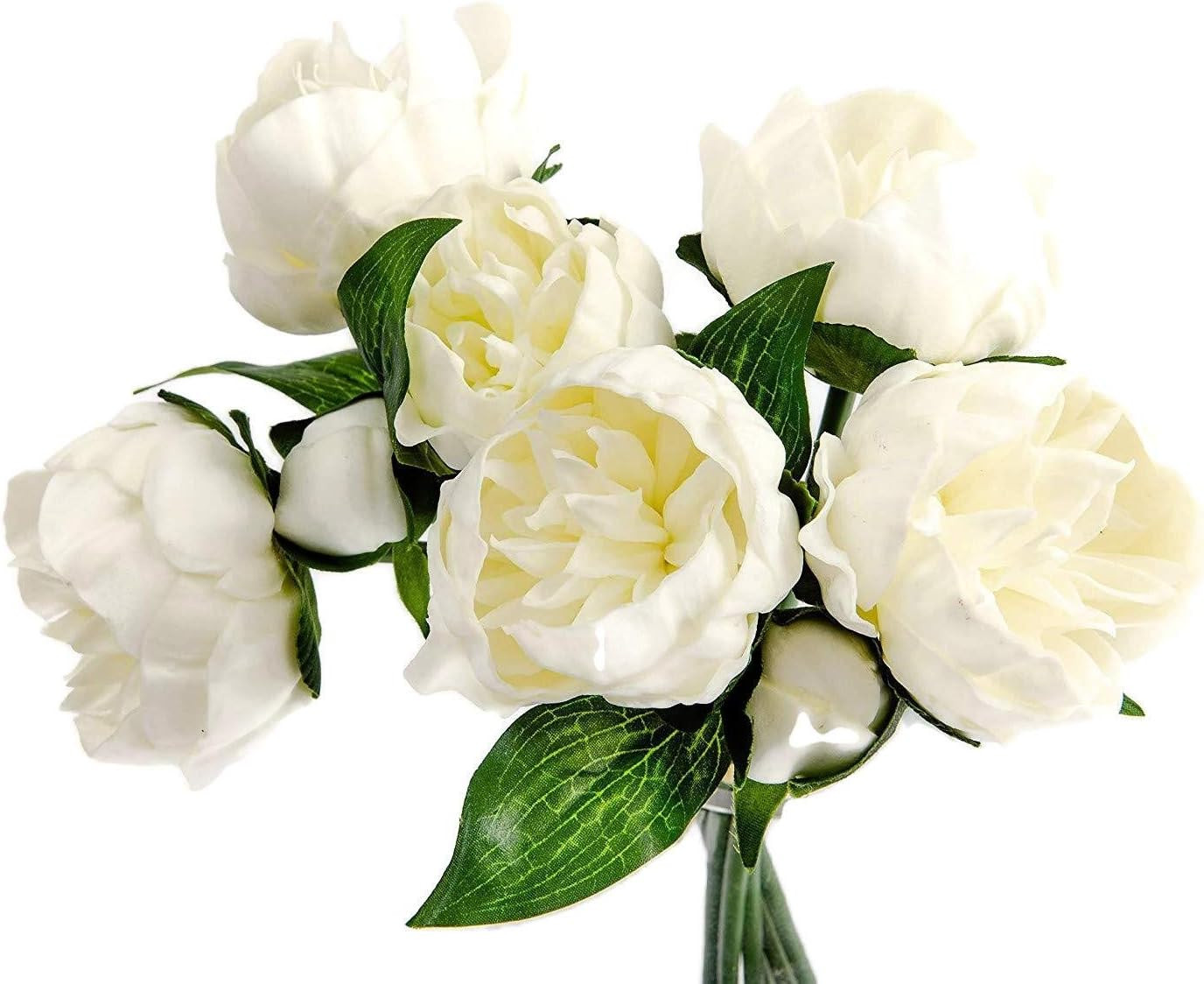 Meide Group USA 14" Real Touch Latex Peony Bunch Artificial Spring Flowers for Home Decor, Weddin... | Amazon (US)