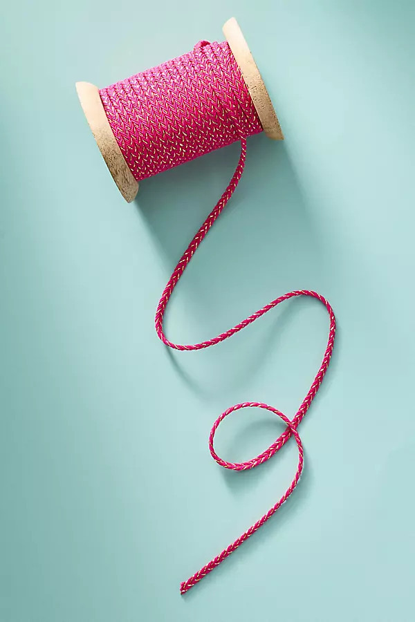 Metallic Braided Gift Ribbon | Anthropologie (US)