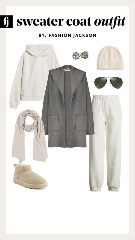 Grey coatigan outfit idea 

#LTKsalealert #LTKfindsunder100 #LTKstyletip