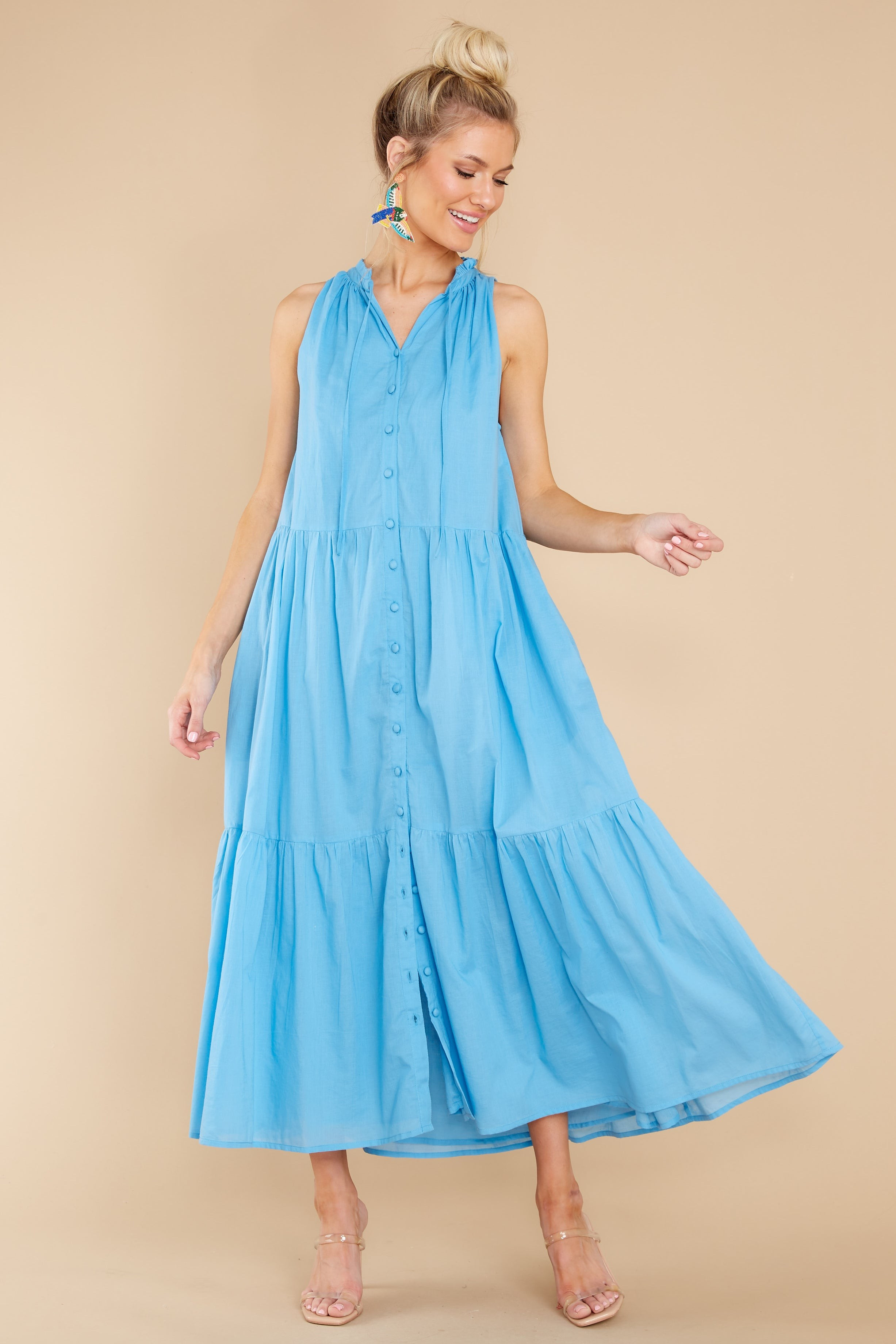 Ro Sky Long Dress | Red Dress 