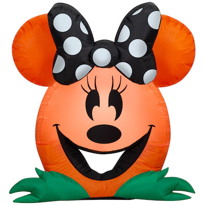 Gemmy 2.99-ft Lighted Disney Mickey Mouse Friends Minnie Mouse Disney/Pixar Jack-o-lantern Inflat... | Lowe's