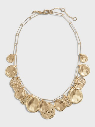 Mixed Metal Statement Necklace | Banana Republic (US)