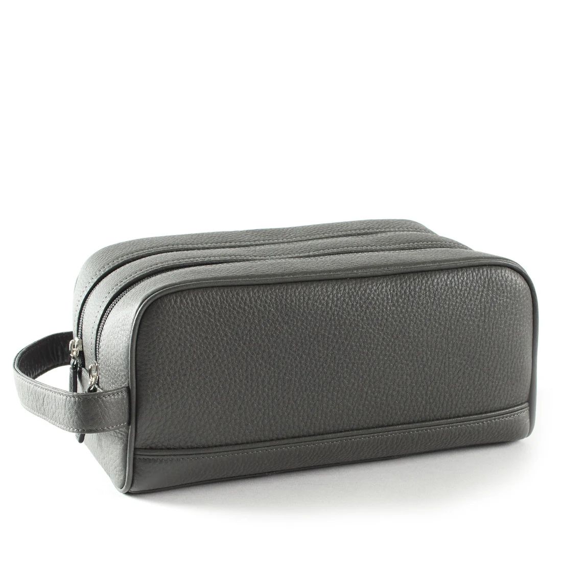 Double Zip Toiletry Bag | Leatherology