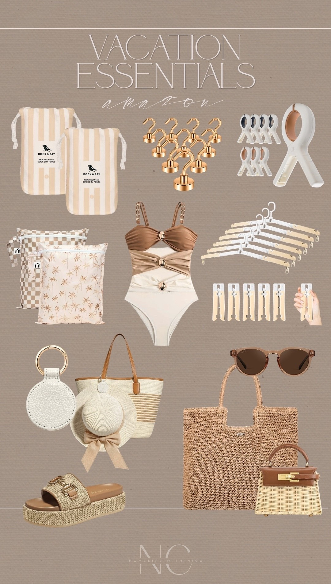 Resort wear on a budget 🤍☀️

Chic swimsuits, woven beach bags, neutral sandals, oversized sunglasses, and elevated vacation accessories — all Amazon resort wear and travel essentials that give luxury cruise vibes without the designer price tag.

Perfect for cruise vacations, beach trips, spring break travel, and warm-weather getaways ✨

Everything linked to pack beautifully and travel effortlessly.

#resortwear #vacationstyle #cruiseoutfit #beachvacation #amazonfashion #travelessentials #ltkhome

#LTKSwim #LTKOver40 #LTKTravel