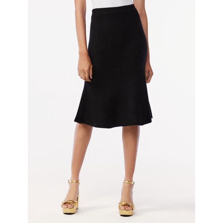 Scoop Women's Knit Midi Skirt - Walmart.com | Walmart (US)