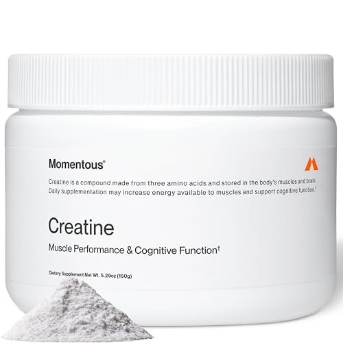 Momentous Creatine Monohydrate Powder - Creatine Powder - Supports Strength, Lean Muscle, & Recov... | Amazon (US)