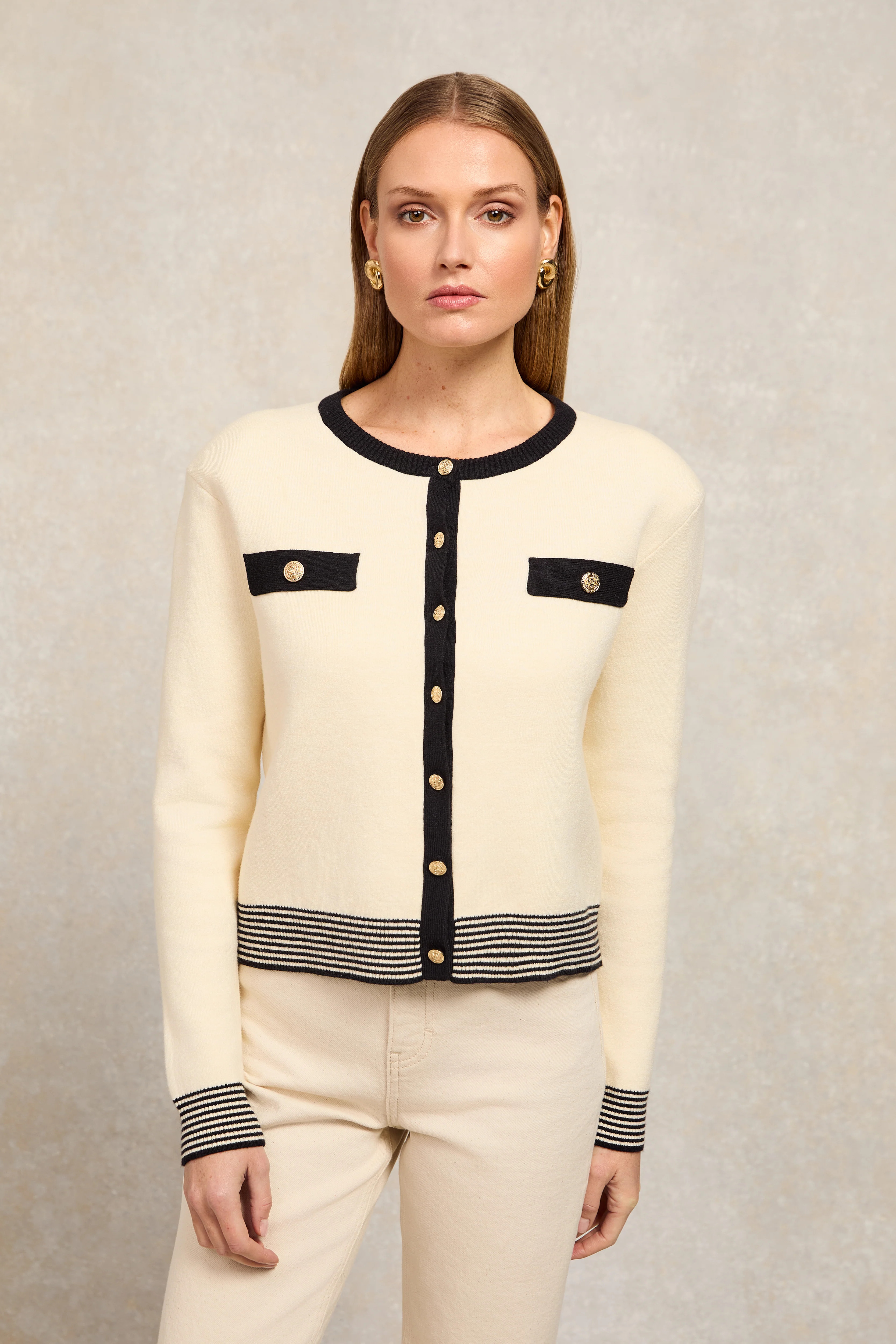Bridget Cardigan (Cream) | Holland Cooper