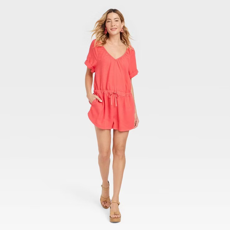 Women's Short Sleeve Romper - Universal Thread™ | Target