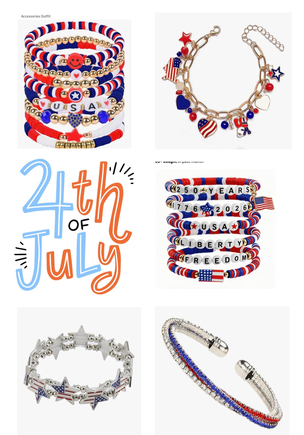 Red, white and blue! Are you patriotic? I can wear these anytime of the year! #redwhiteandblue #patrioticjewelry #4thofjuly

#LTKSeasonal #LTKOver40 #LTKMidsize