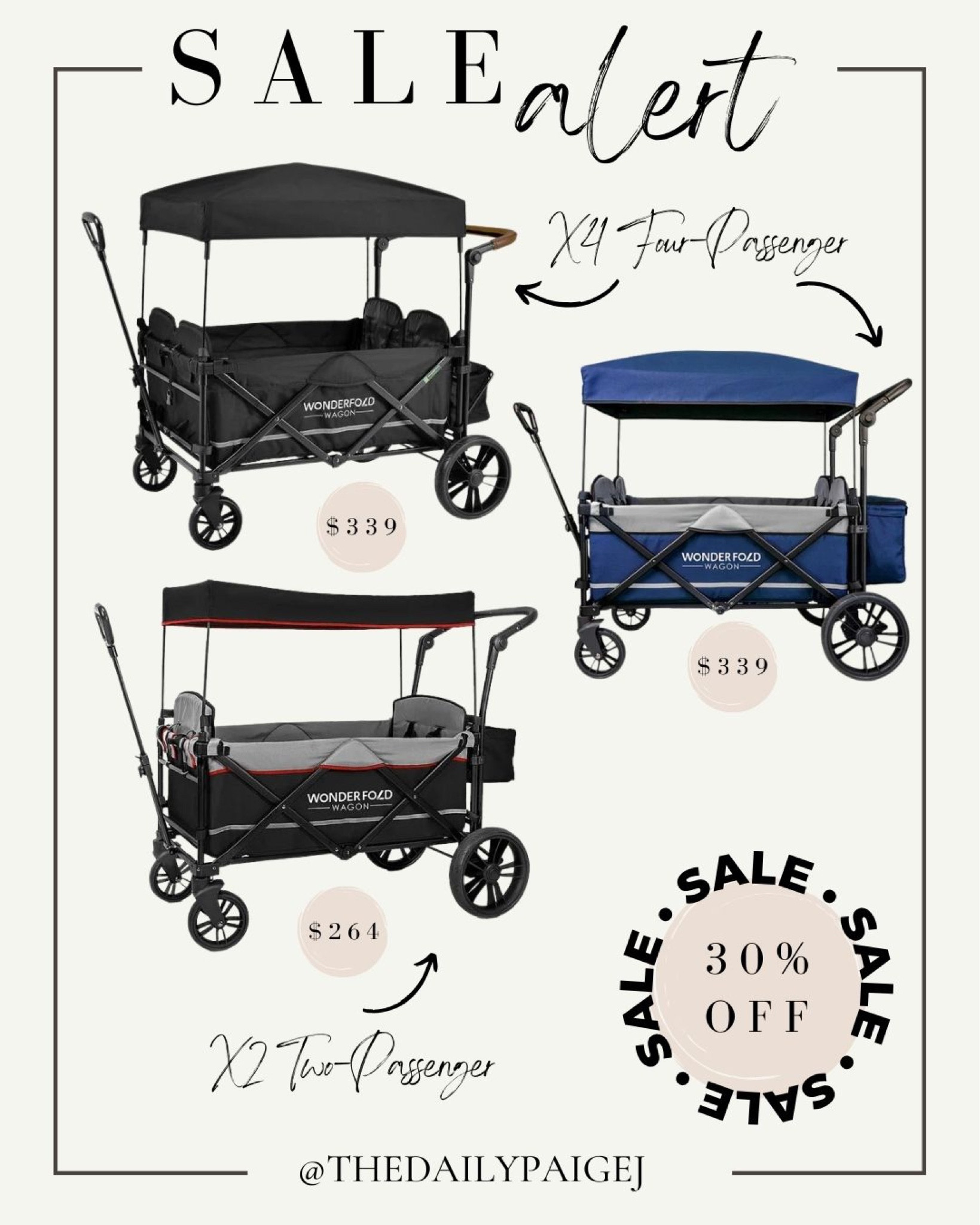 Looking for a last minute Christmas gift for a new mom or for a mom who has multiples looking at a wonderfold wagon? These wagons can be expensive and zillion currently has the wonderfold wagons in major sale for both their two passenger and four passenger wagons. They also come with a 1 year warranty. These are a great gift for a new parent or parent to be. They also ship out quickly so could be a great gift to give this holiday season. Or purchase for an upcoming baby shower or event. 

Baby gift, baby shower gift, wonderfold wagon, registry must haves, baby registry

#LTKHoliday #LTKbaby #LTKsalealert