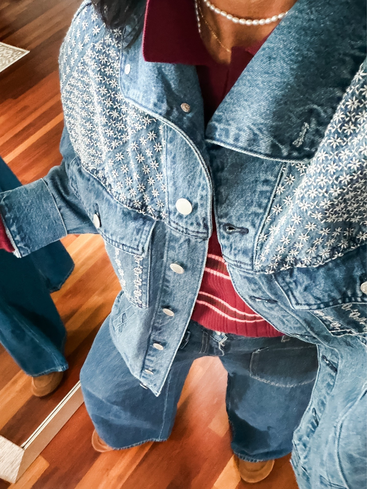 This denim jacket is incredible! @Target wearing a small

#LTKootd #LTKSeasonal #LTKSaleAlert