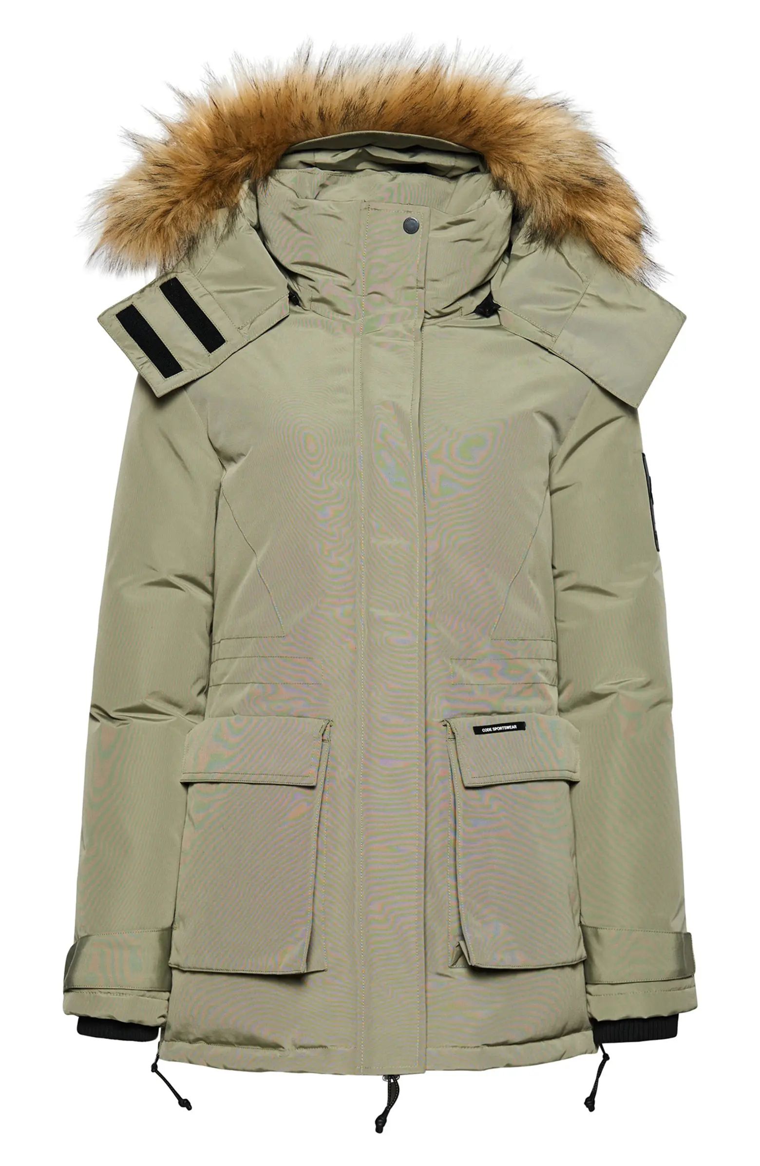 Code Expedition Everest Water Resistant Parka With Faux Fur Trim | Nordstrom