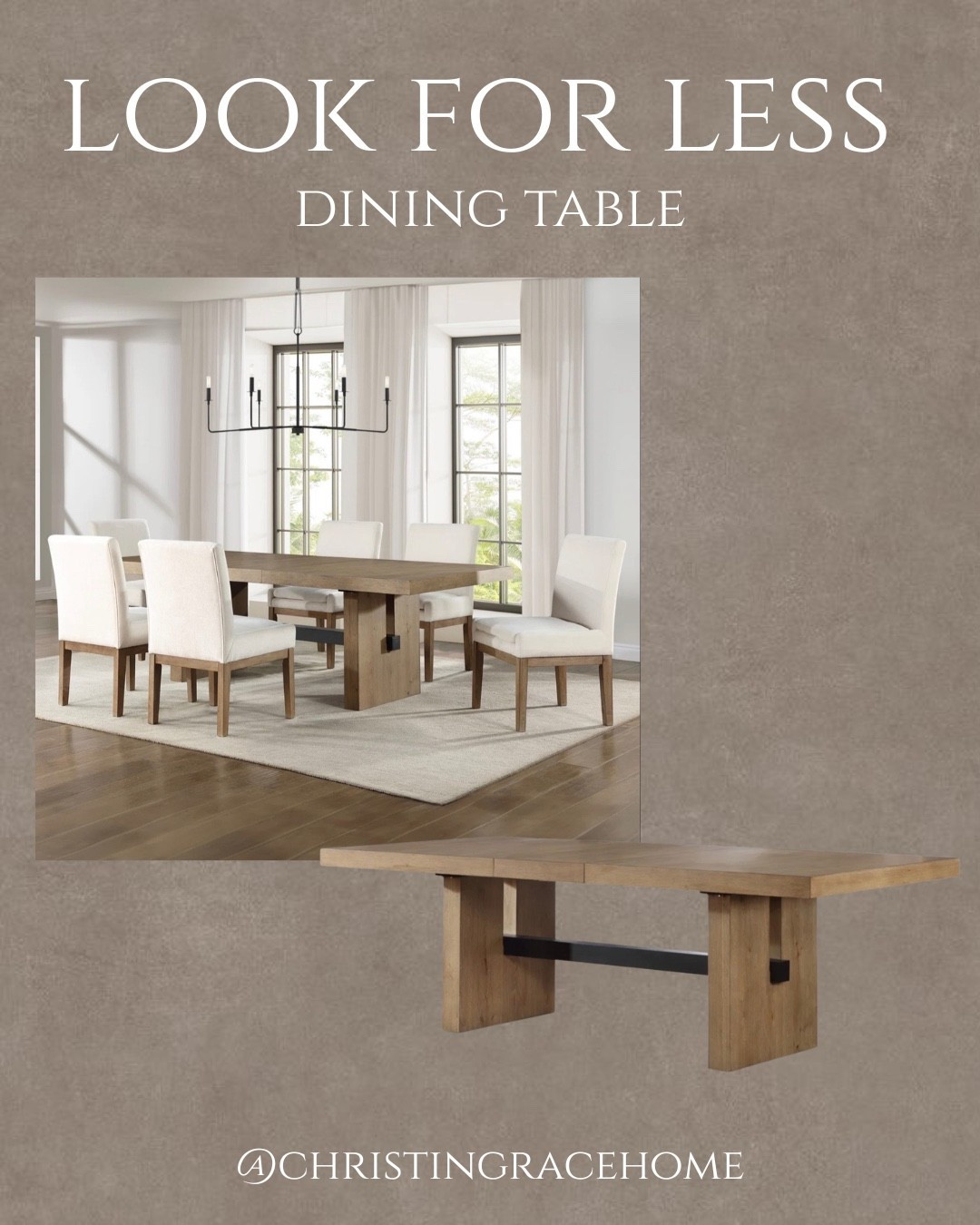 This Williams Sonoma Look for less dining table is back in stock!! 

#LTKSaleAlert #LTKHome