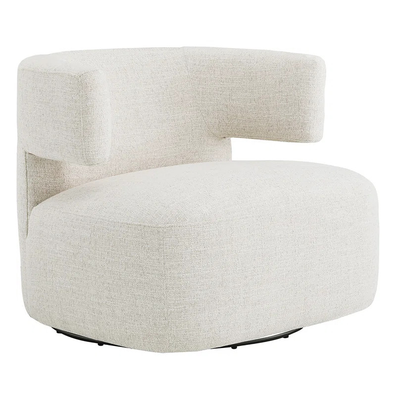 Tarsis Upholstered Swivel Barrel Chair | Wayfair North America