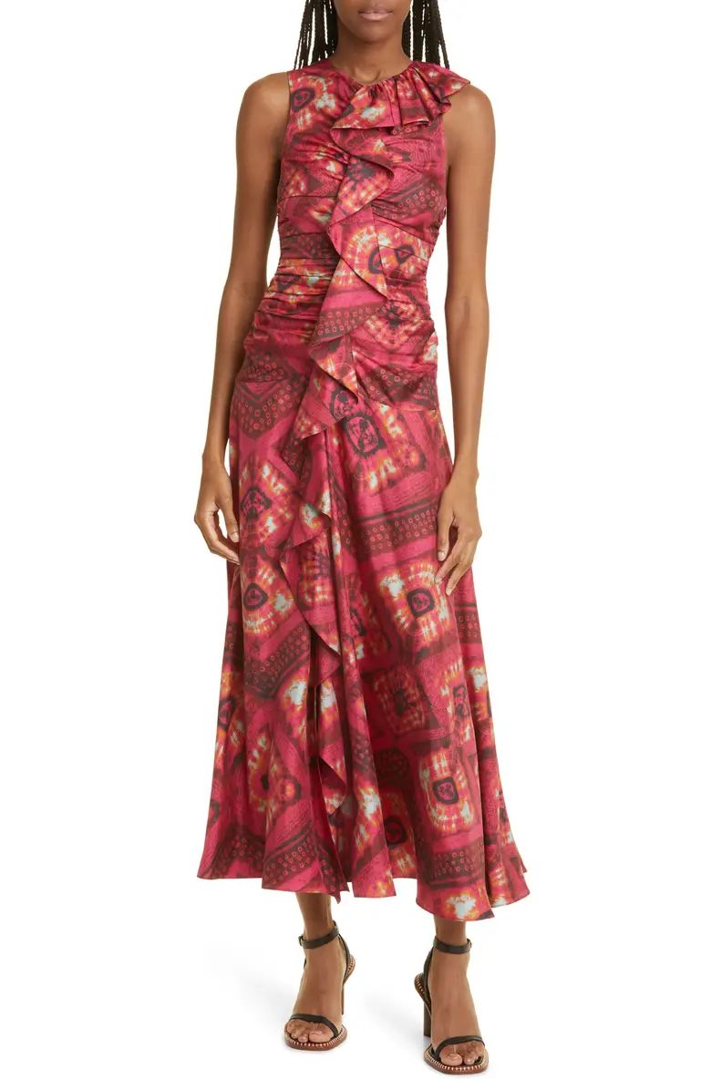 Othella Abstract Print Silk Dress | Nordstrom