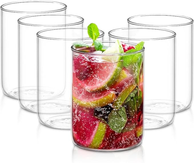 Borosil Water Glasses, 10 Oz, Set of 6, BPA Free, Borosilicate Drinking Glasses Set, Non Toxic & ... | Amazon (US)