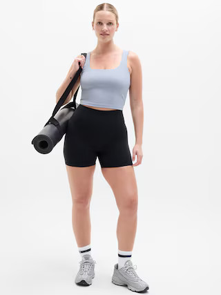 Transcend Square Neck Crop Sports Bra A-C | Athleta