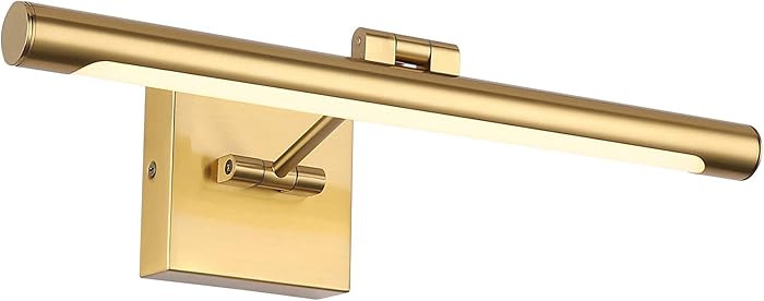 LED Picture Light Fixtures 16.54 Inches, Modern Metal Artwork Wall Lamps with Single Swing Arm, 9... | Amazon (US)