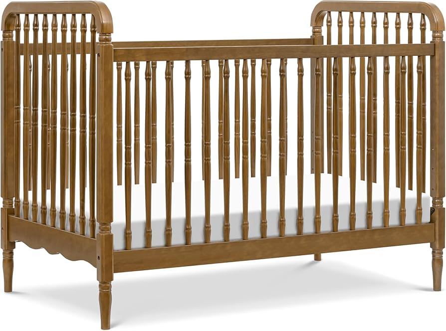 Namesake Liberty 3-in-1 Convertible Spindle Crib with Toddler Bed Conversion Kit in Natural Walnu... | Amazon (US)