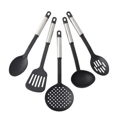 Farberware Classic Kitchen Tool Set, 5-Piece Stainless Steel Cooking Utensils with Nylon Handles - Kitchen Gadgets with Hanging Loops, Dishwasher Safe | Target