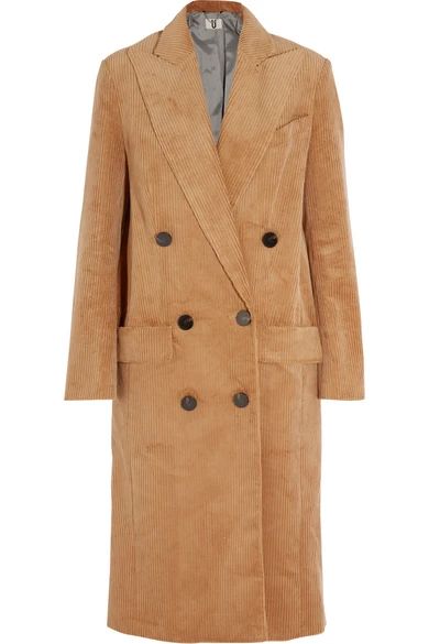 Acrefield double-breasted corduroy coat | NET-A-PORTER (UK & EU)