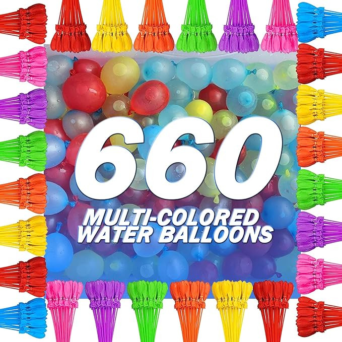 Water Balloons for Kids Boys & Girls Adults Party Easy Quick Fun Outdoor Summer Splash Party Back... | Amazon (US)