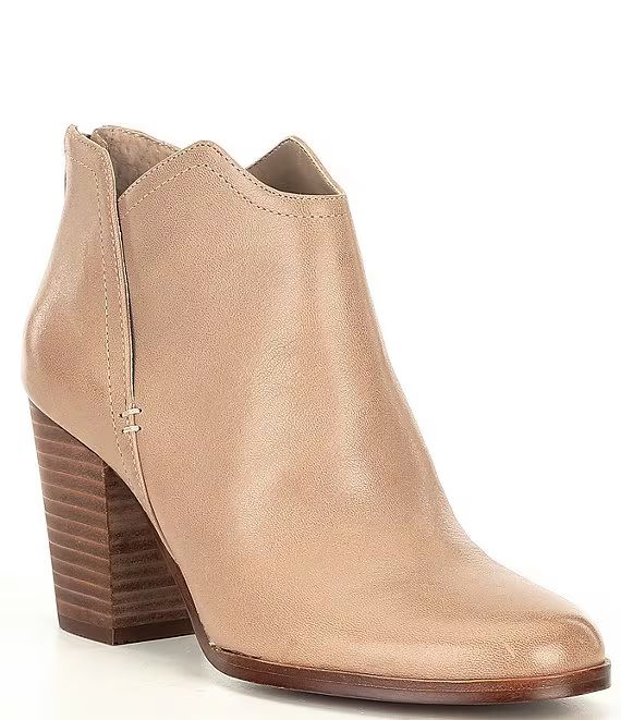 Re-Run Cut Out Casual Block Heel Booties | Dillards