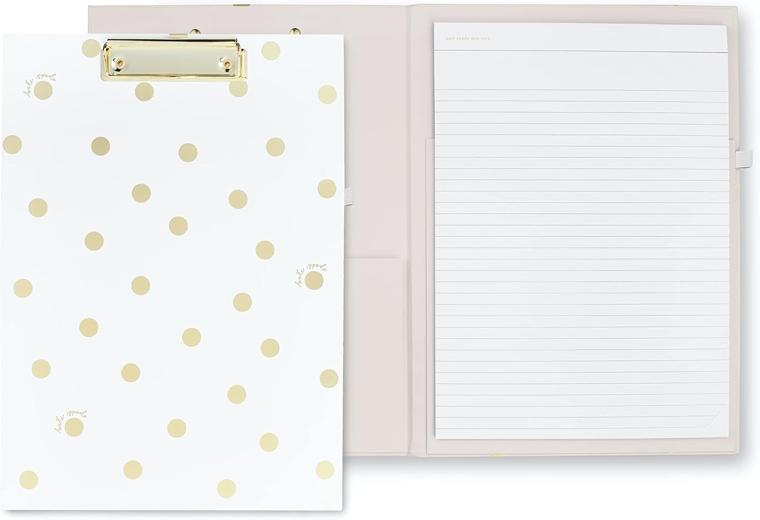 Kate Spade New York A4 Clipboard Folio with Low Profile Clip, Professional Padfolio Includes Line... | Amazon (US)