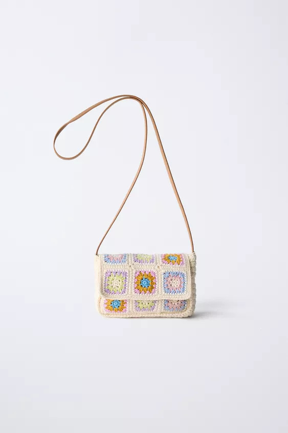 CROCHET CROSSBODY BAG | Zara UK