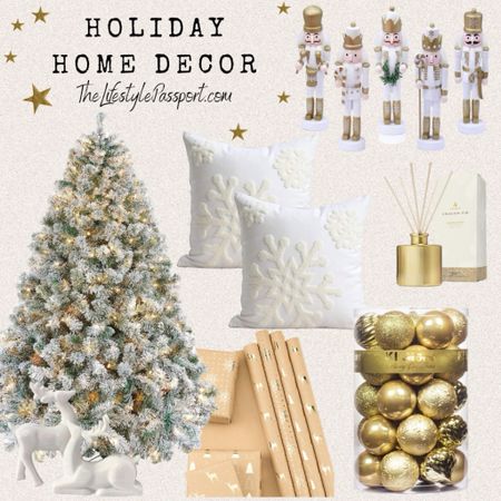 White & Gold Holiday Decor | Amazonn

#LTKhome #LTKSeasonal #LTKHoliday