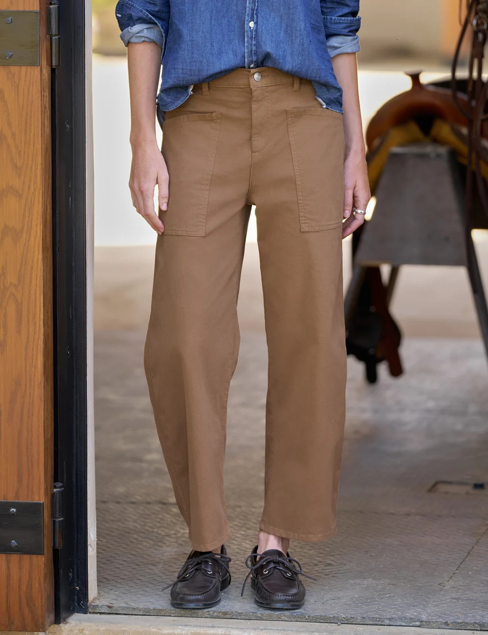 BRAY Chai, Italian Peached Twill | Frank & Eileen